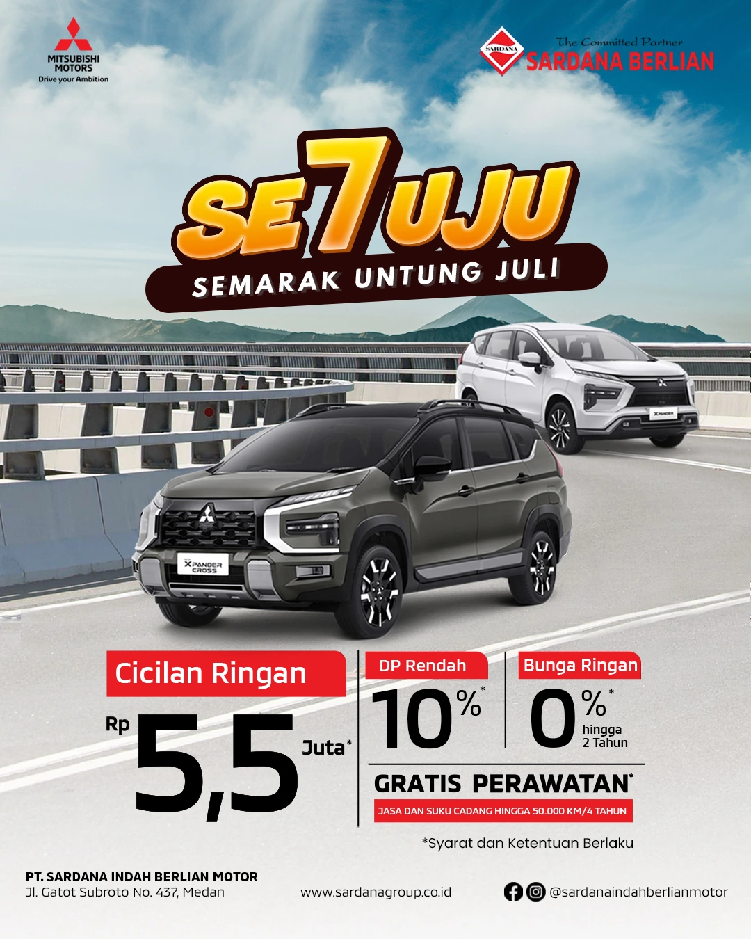 Promo Xpander & Xpander Cross terbaru Juli 2026
